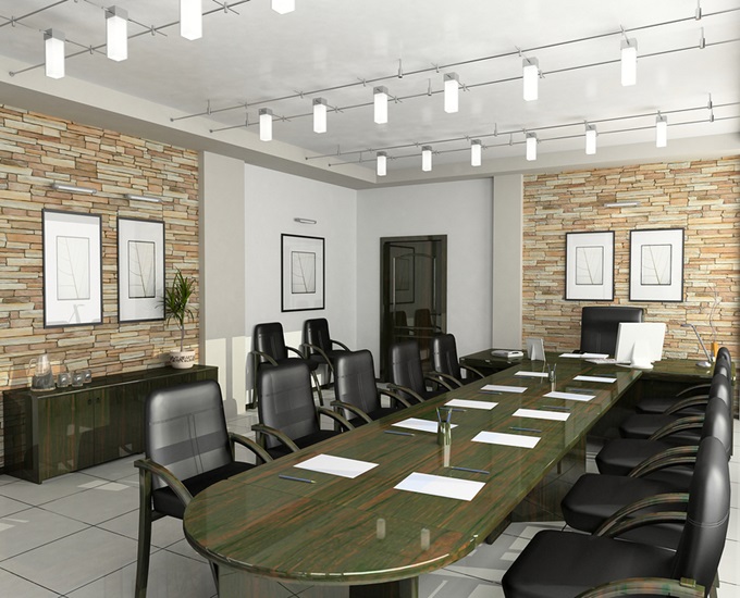 cabinet of the director furniture office negotiations 3d interio